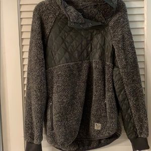 Gray fuzzy jacket